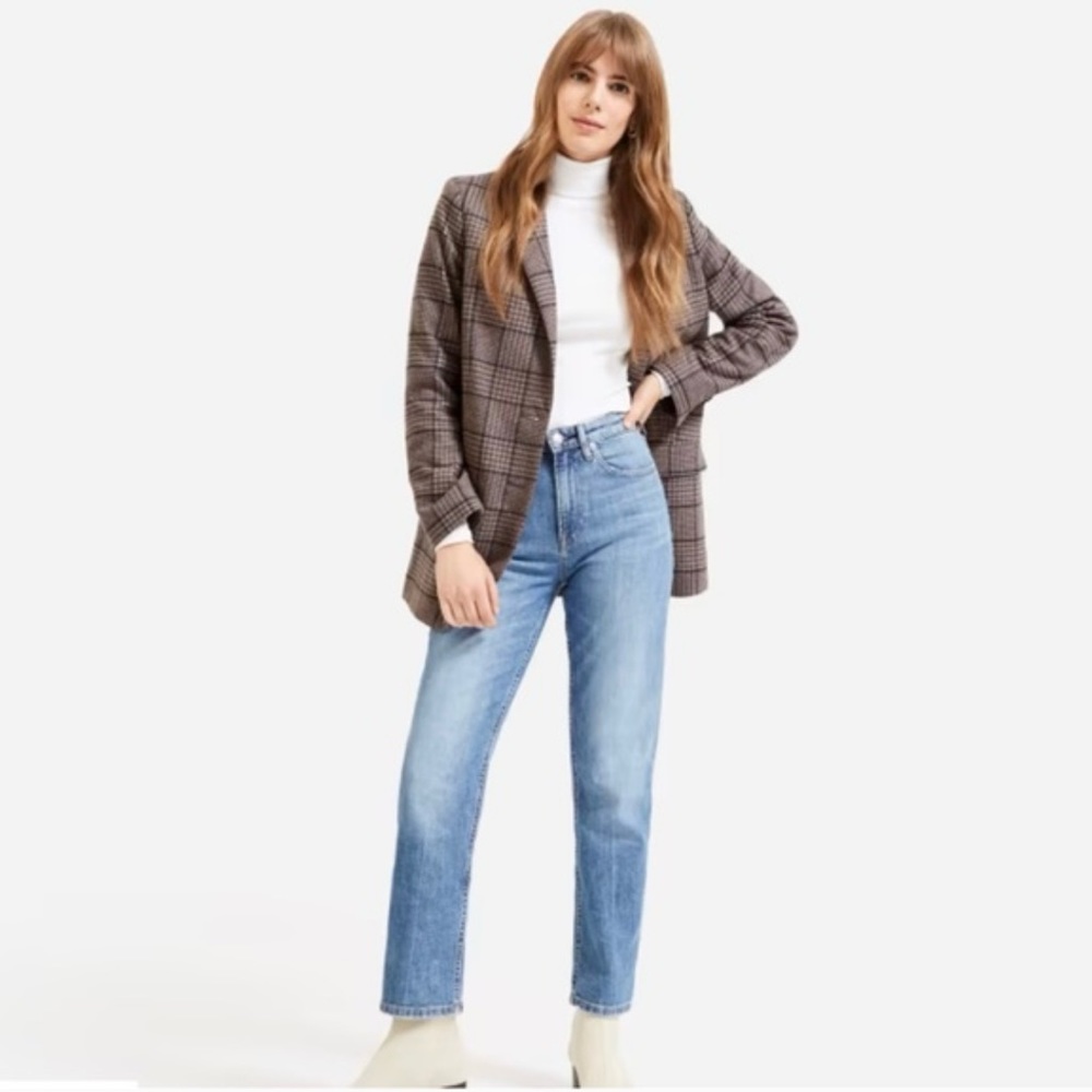 Everlane Stretch High Waist Straight Jeans 32